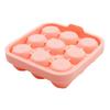 Rose Silicone Ice Cube Tray 9-Cavity Ice Mold for Whiskey & Cold Drinks Easy Release Non-Stick BPA-Free Mold for Chocolate Candy Jelly DIY Soap
