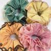 Multicolored Retros Head Rope Temperament Ladies Hair Ties Scrunchies Ties During Work Or School