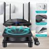 Protective Net Router Cooling Stand Dual Fans USB Radiator Base  Optical Modem/Router