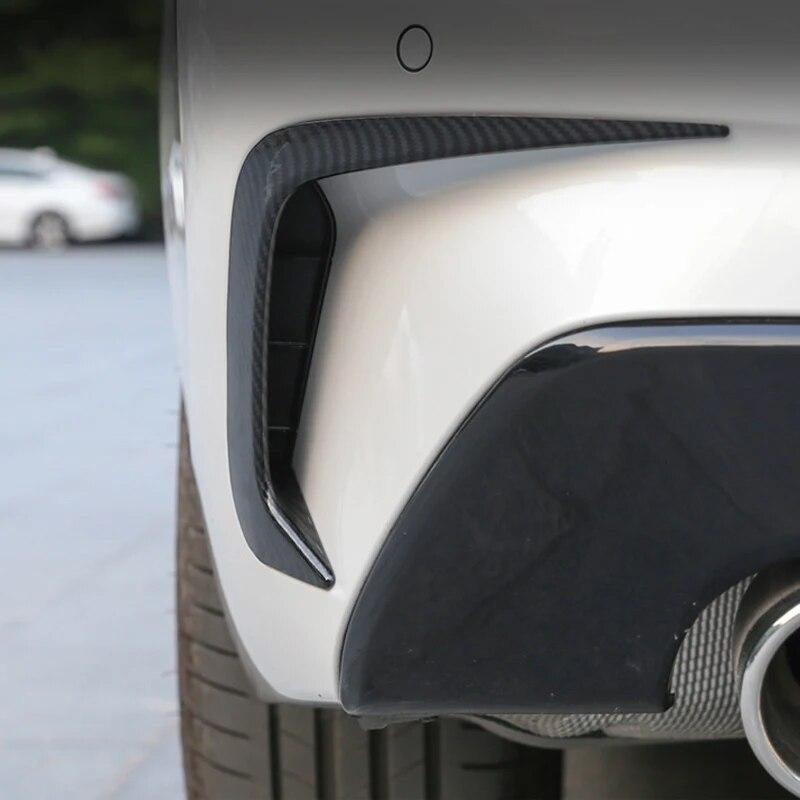 2Pcs Car Rear Exhaust Pipe Bar Diversion Air Blade Decorative Stickers Accessories For BMW 3 Series G20 318i 320i 330i -22