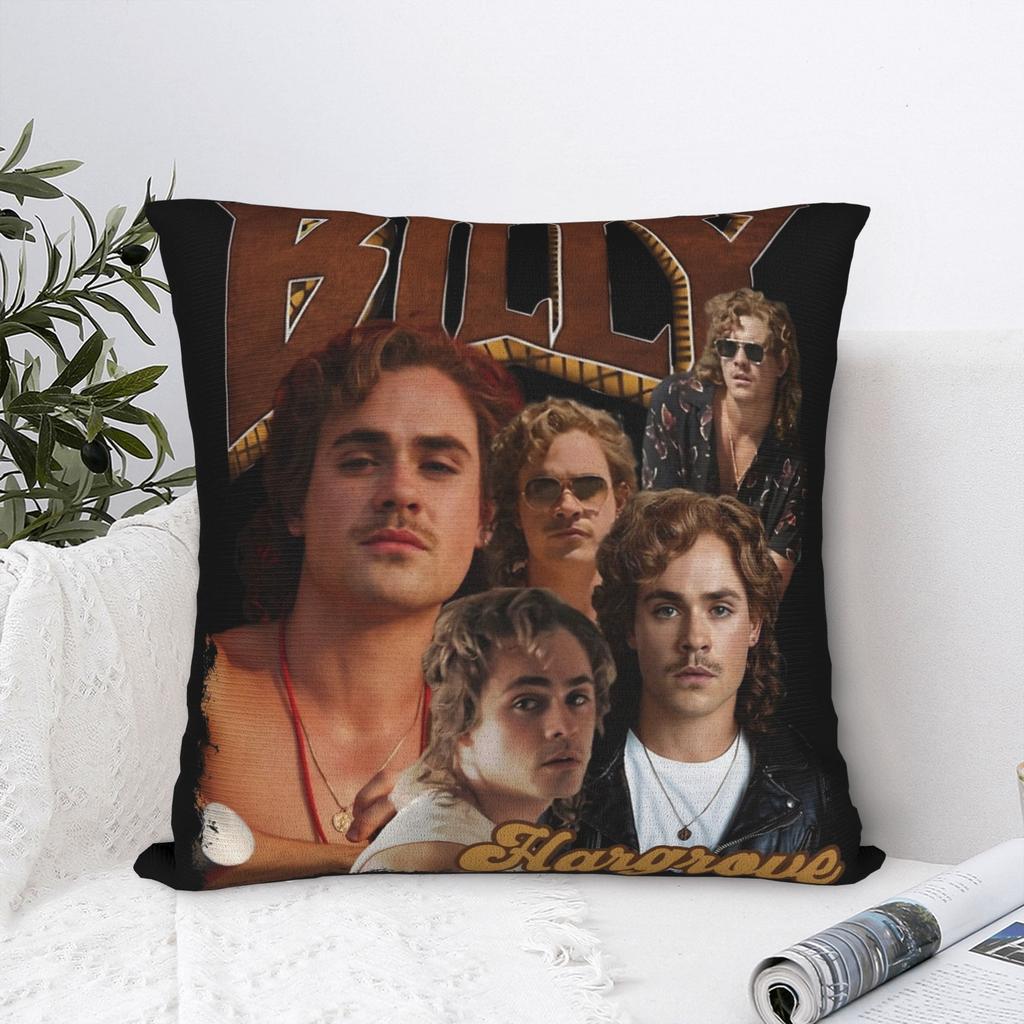 Billy Hargrove Retro Pillowcase Printed Polyester Cushion Cover Decorations Pillow Case Cover Home Square 40X40cm