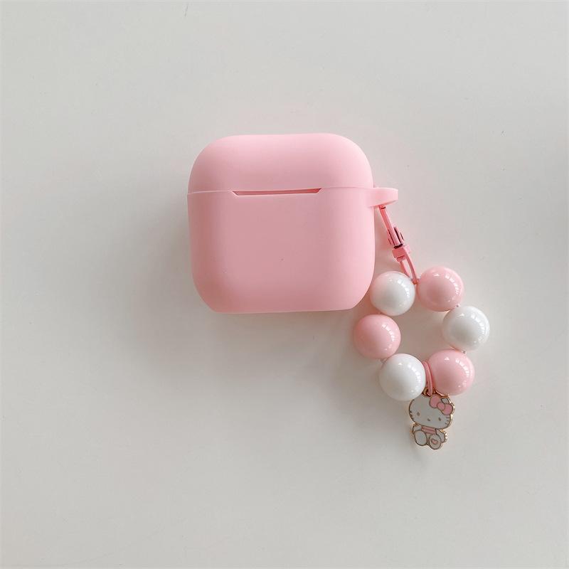 Ins Simple Kt Cat Bracelet Is Suitable for AirPods 1 Generation Protective Case, Second Generation 1st Generation Pro1 Apple Bluetooth Headset Case
