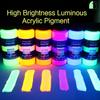 59ML Glow In Dark Acrylic Paint for Hand-Painted Wall Creative Diy Glass Clothes Shoes Luminous Fluorescent Epoxy Resin Pigment