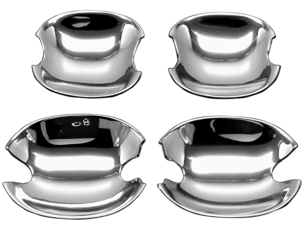 BRIGHTZ Chrome Plated Door Handle Cover for Toyota Move Canvas Compatible with and 810 Move Canvas (Plate) (LA800S, LA810S) [DHC-SARA-051] LA800,