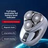 Haushalt Herrenrasierer Schwimmender Messerkopf Waschbar Digitalanzeige Drei Messerköpfe Handheld Mini Elektrischer Bartschneider