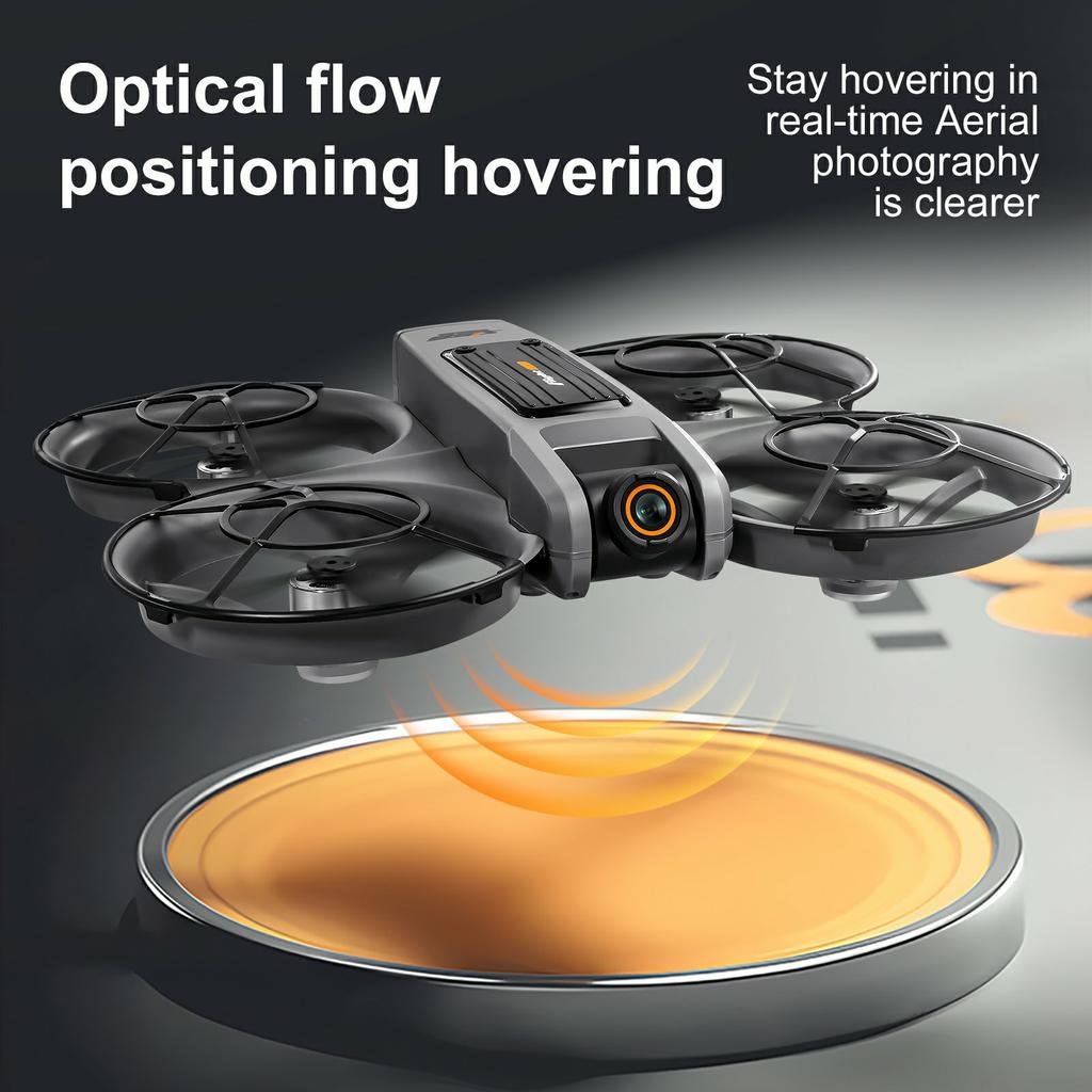 S156 Brushless RC Drone HD Camera Optical Flow Positioning RC Aircraft with Screen Controller, Single Battery