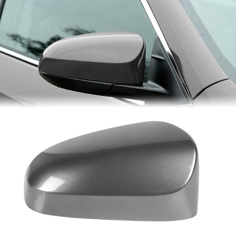 Car Side Wing Rearview Mirror Cover Cap Glossy Black White for Toyota Camry W/O Signal Light 2012 2013 2014 2015 2016 2017 US