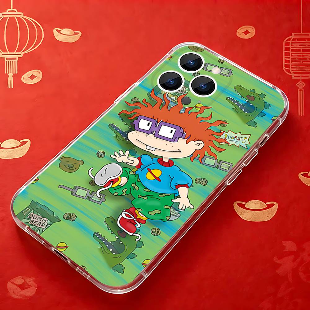 C-Chuckie A-AngelicaS Rugrat Phone Case For iPhone 17,16,15,14,13,12,11 Pro,Max,Plus,X,XS,XR,SE4,E Mini Transparent Soft Cover