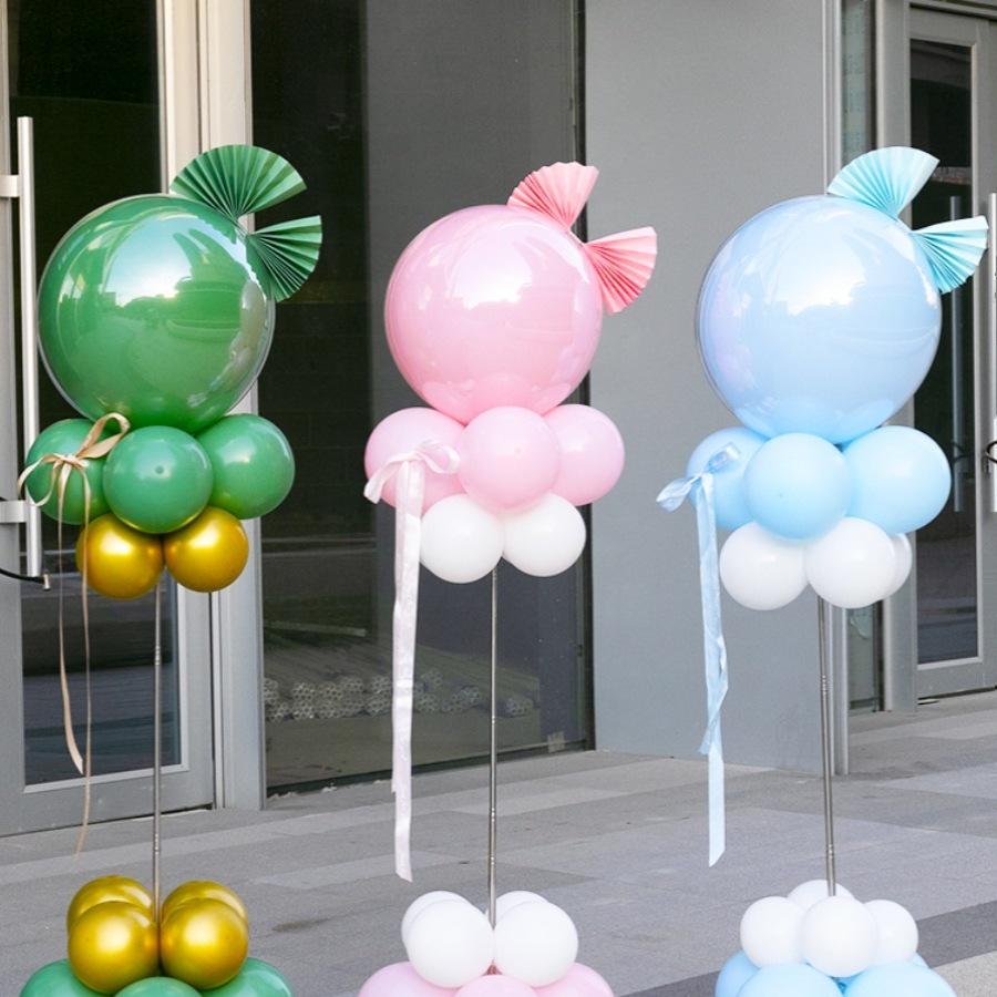 Balloon Arch Pillar for Event Atmosphere Decoration In Shopping Mall Entrances