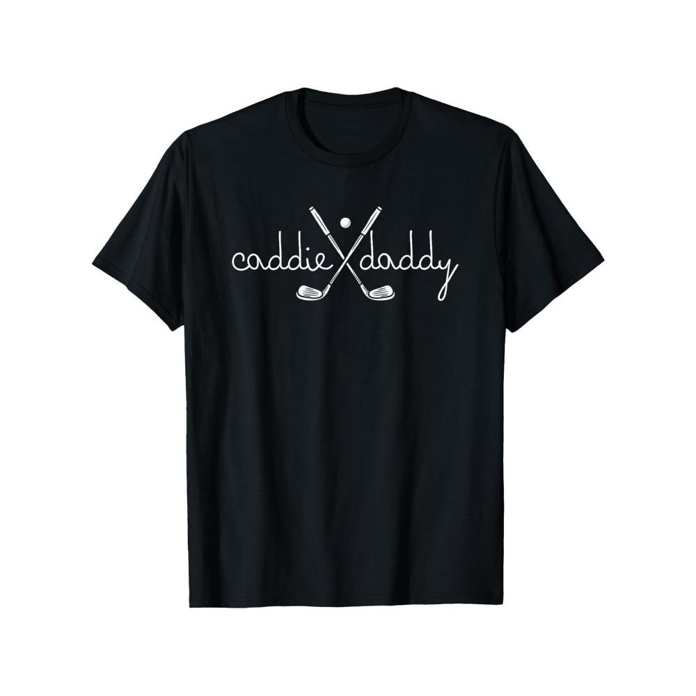 

Funny t-shirt golf dad caddie dad birthday golf t-shirt black t-shirt S