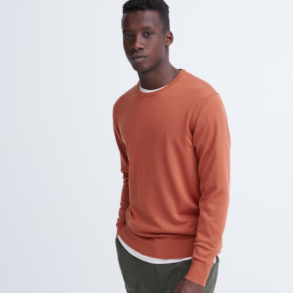 Uniqlo Japan Extra Fine Merino Crew Neck Sweater  Long Sleeve 