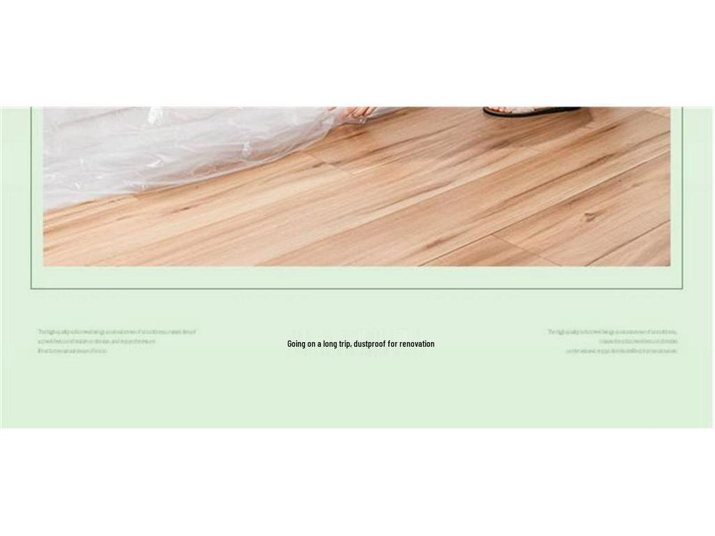 Spring Cleaning Dustproof Disposable Furniture Cover - Protective Plastic Film Cloth