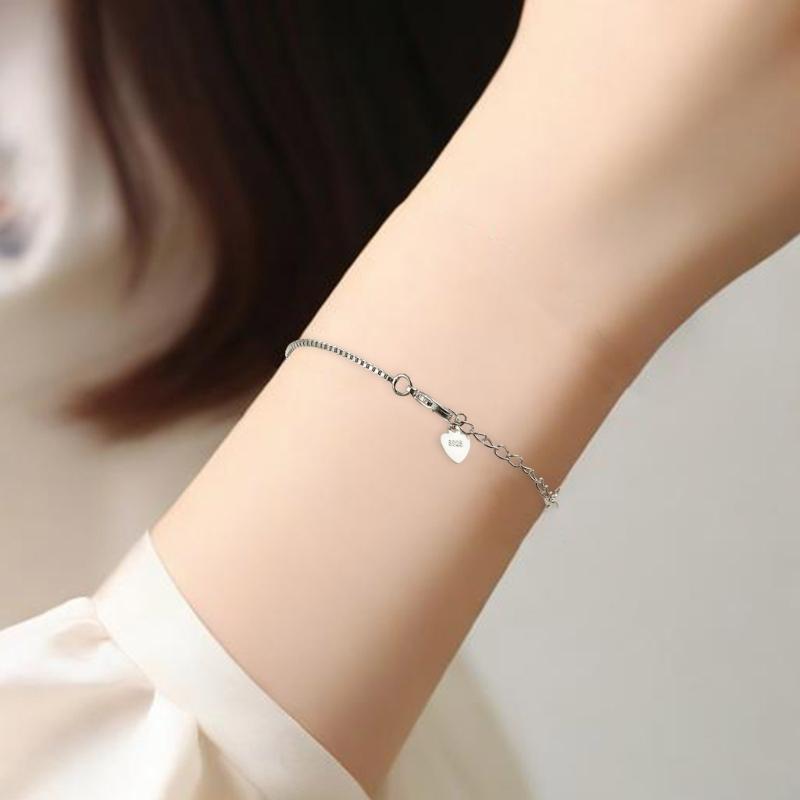 Pack of 10pcs Stainless Steel Adjustable Lobster Clasp Extension Chain for Jewelry Making and Bracelet Extender