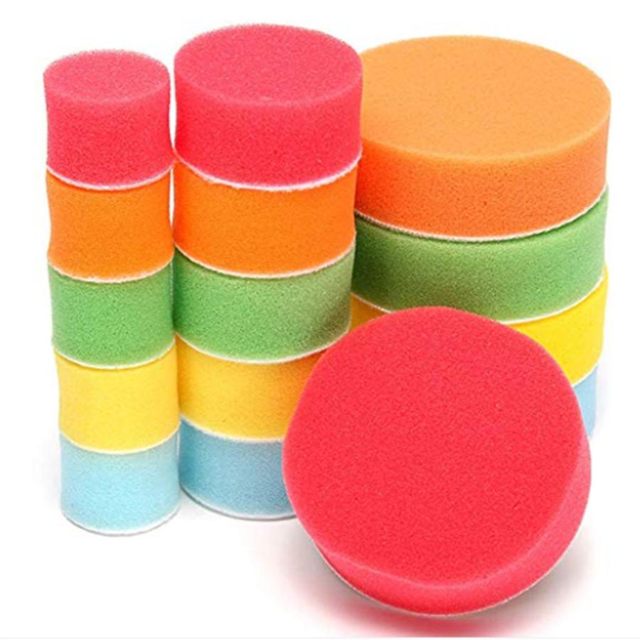 29x Car Polishing Kit 1/2/3 Inch Buffing Pads Foam Woolen Sponge Pad M14 Adapter