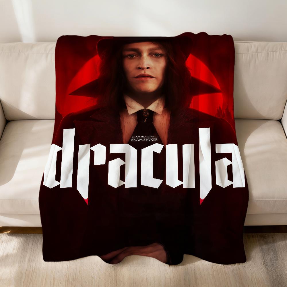 Horror Movie D-Dracula A Love Tale Flannel Soft Warm Plush Blanket For Sofa Living Room Pet Hogar Bedroom Gift Home Car Portable