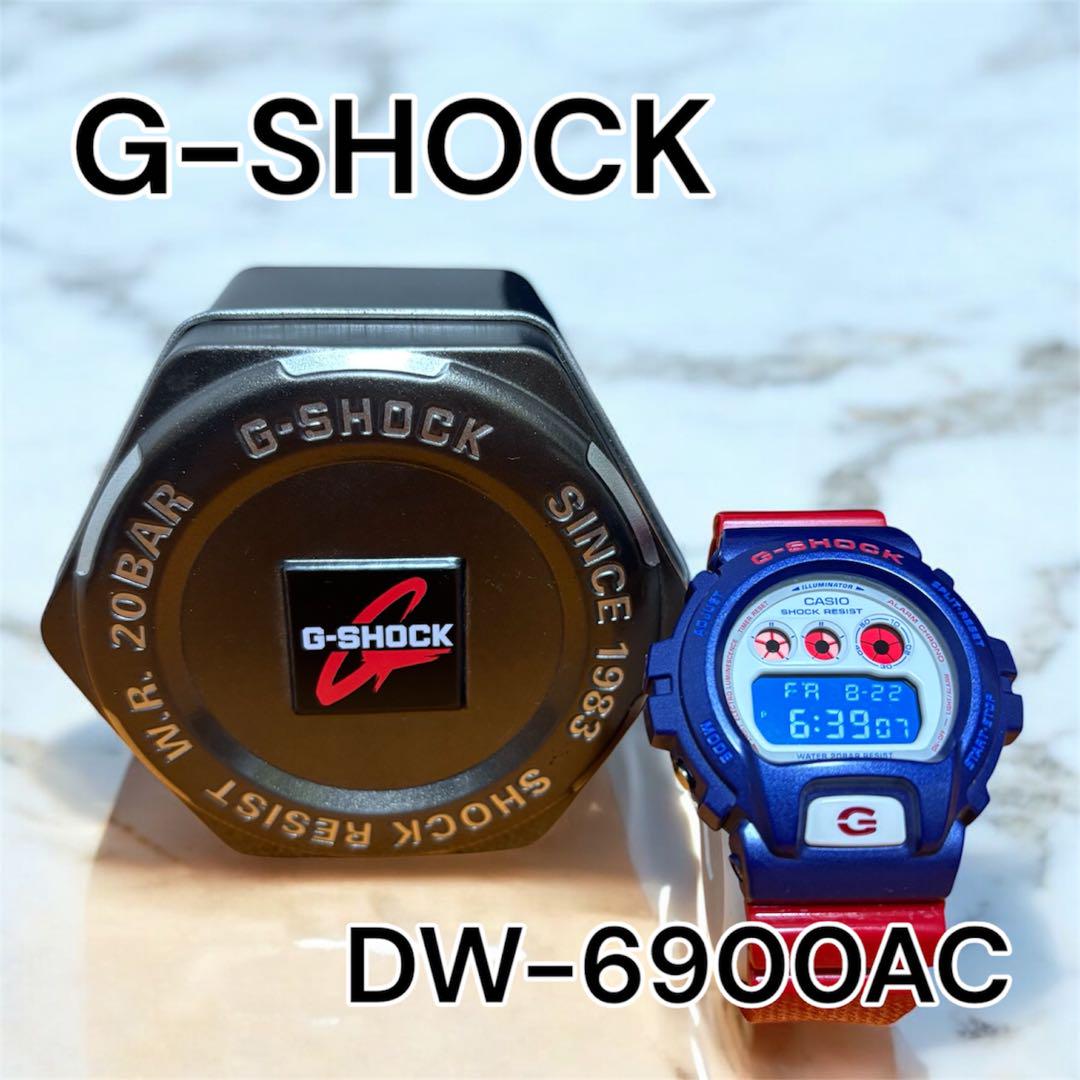 

[USED] CASIO G-SHOCK DW-6900AC Red x Blue (Discontinued)