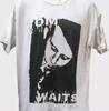 Maglietta Bianca Tom Waits CANTANTE CHE FUMA tutte le Taglie S-4XL