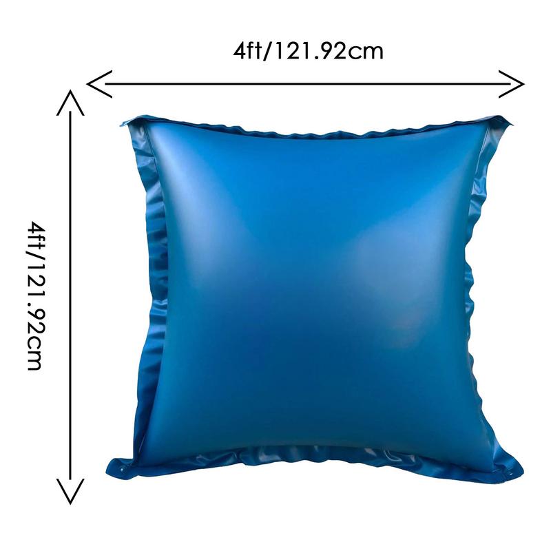 4x4 Ft Pool Pillow Winterizing Air Pillow ForAbove-Ground Pool Cover Extra Durable 0.4 Mm PVC Winter Pool Pillow Winterize Pool
