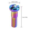 10Pcs Bicycle Spoke Caps Aluminum Alloy 14G Cycling Wheel Spoke Nipples Bicycle Spoke Nipples End Tips Bike Accessories