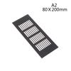 Parts Accessories Household Air Vent Grille Wall Ventilation Cover Wardrobe 50*100-600mm Aluminum For Cupboard