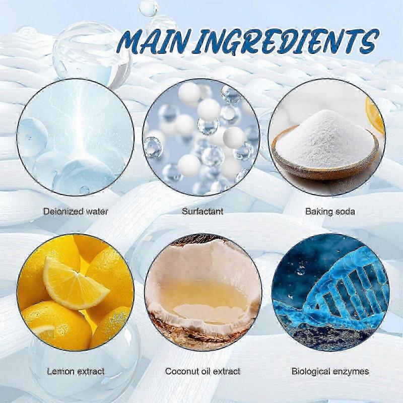 Biological Enzyme Cleaner, Removes Yellow Stains, Stains Stubborn Greasy Clothes Cleaner