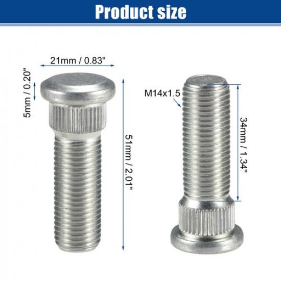 M14x15 Wheel Lug Stud TEN for Acura MDX 2007-2013 No90113SHJA01