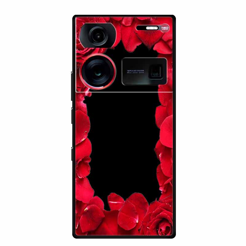 6.8" For ZTE Nubia Z60 Ultra Case Shockproof Black Silicone Soft Phone Case For ZTE Nubia Z60 Ultra Back Cover Case Cute Cartoon