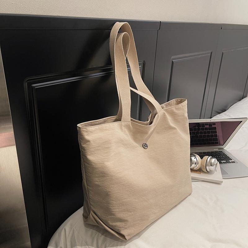 Commuter Shoulder Bag Handbag Women's Solid Color Tote Bag