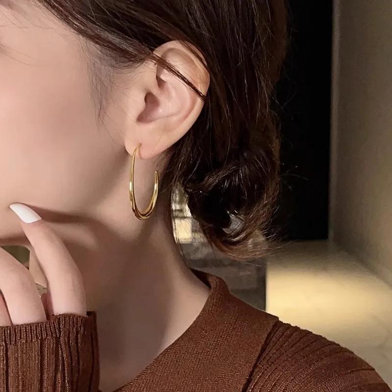 Huitan Fashion Gold Color Women's Wedding Earrings Luxury and Noble Earrings Women's Party Jewelry