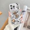Animation ONE PIECE 5th gear Luffy Trafalgaro iPhone15 mobile phone case Apple 17 color silver anti-drop case