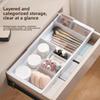 Plastic Telescopic Drawer Storage Container Stackable Adjustable Retractable Telescopic Box Household Pull Out