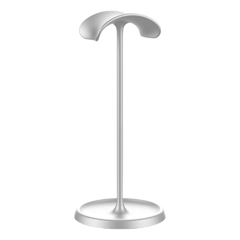 Curveds Headphone Stand NonSlip Heavy Base Gaming Headset Holder Hanger with Storage Tray for Headsets Desk Display