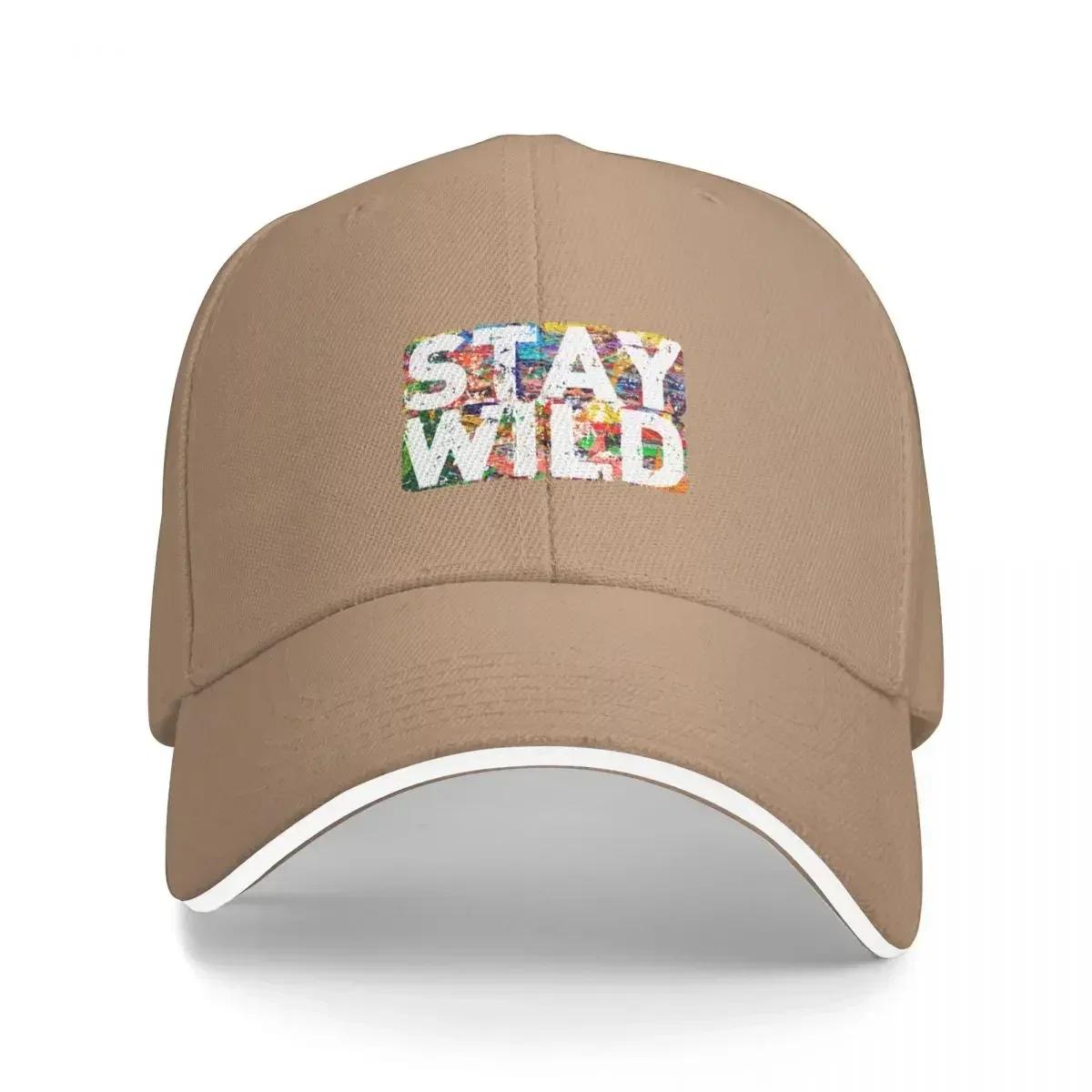 stay wild ben azelart Baseball Cap Trucker Cap derby hat Hat Beach Women s Golf Wear Men s