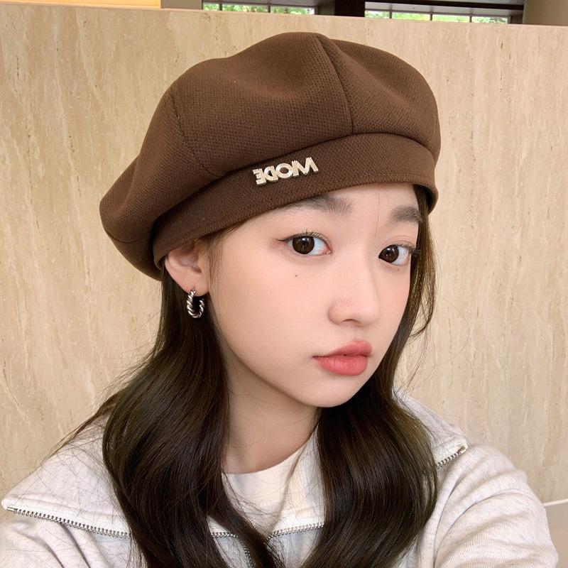 Шапка осінь-зима, дитяча металева абетка, берет, шапка маляра