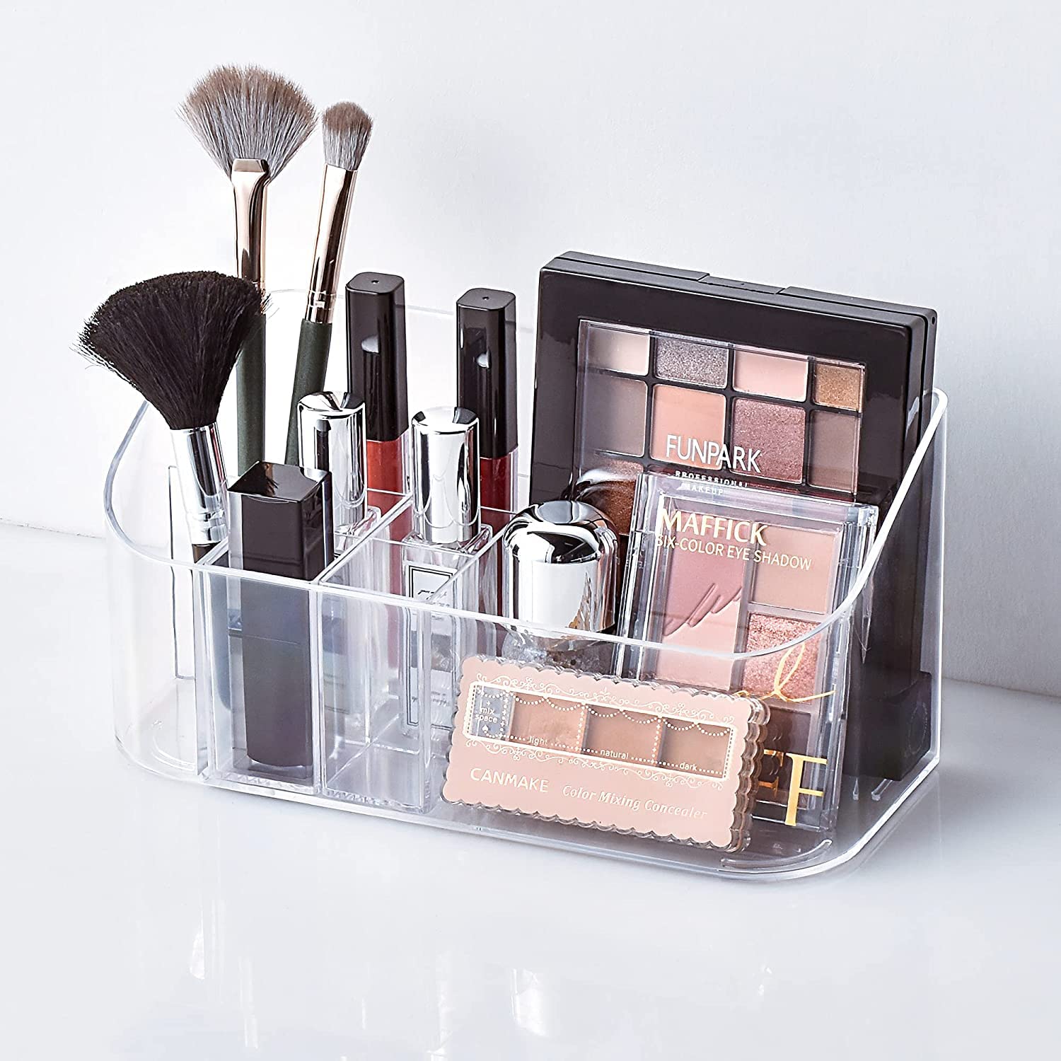 

Makeup brush makeup brush pen desktop pen small item desk divider plastic lipstick storage makeup brush small item hanger holder, organizer, holder,