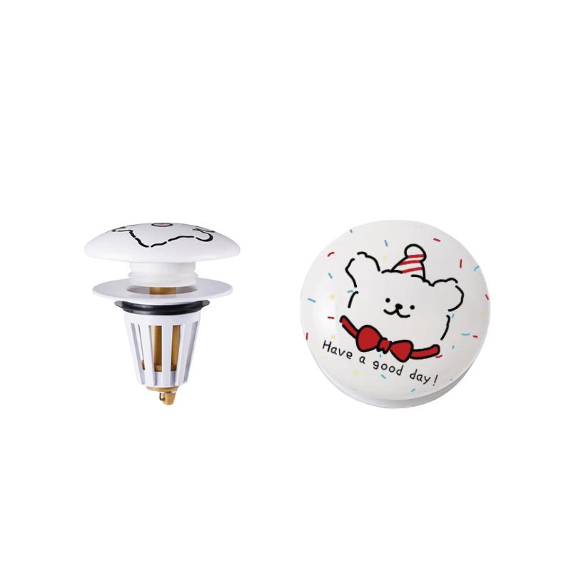Cartoon Puppy Pop-up Sink Drain Stopper