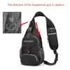 1pc Lightweight Outdoor Multifunctional Chest Bag with Shoulder Strap for Travel, Mountaineering, and Hiking Crossbody Bags
