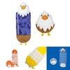 Stylish And Warm Cartoon Kids Sleeping Bag With Cute Animal Shaped Pillow For Winter