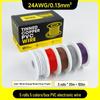 1007 PVC Electronic Wire 16AWG-30AWG Tinned Copper, Flying Lead Aviation Wire
