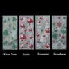Wedding Favors Snack Cookies Storage Santa Claus Snowman Plastic Baking Packaging Xmas Candy Bags