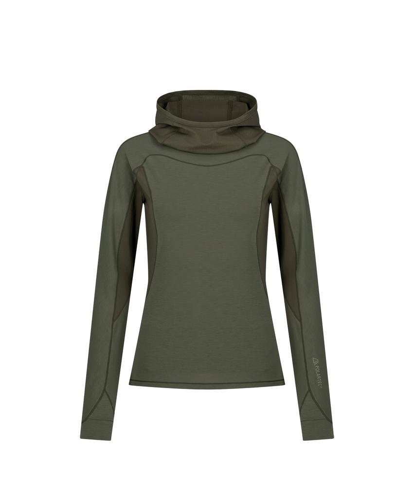 Polartec® Delta™ Flexair Hooded Ls Tee Olive
