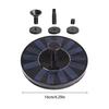 Garden Fountain Floating Solar Waterfall Fountain Pool Pond Bird Bath Solar Panel Powered Fountain Water Pump Garden Decoration