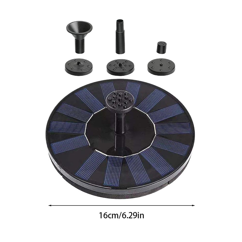 Garden Fountain Floating Solar Waterfall Fountain Pool Pond Bird Bath Solar Panel Powered Fountain Water Pump Garden Decoration