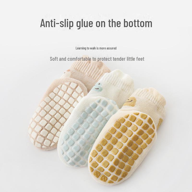 24 Perechi Șosete de Vară pentru Bebeluși Antiderapante de Podea cu Design Larg Fără Cusături pentru Băieți și Fete