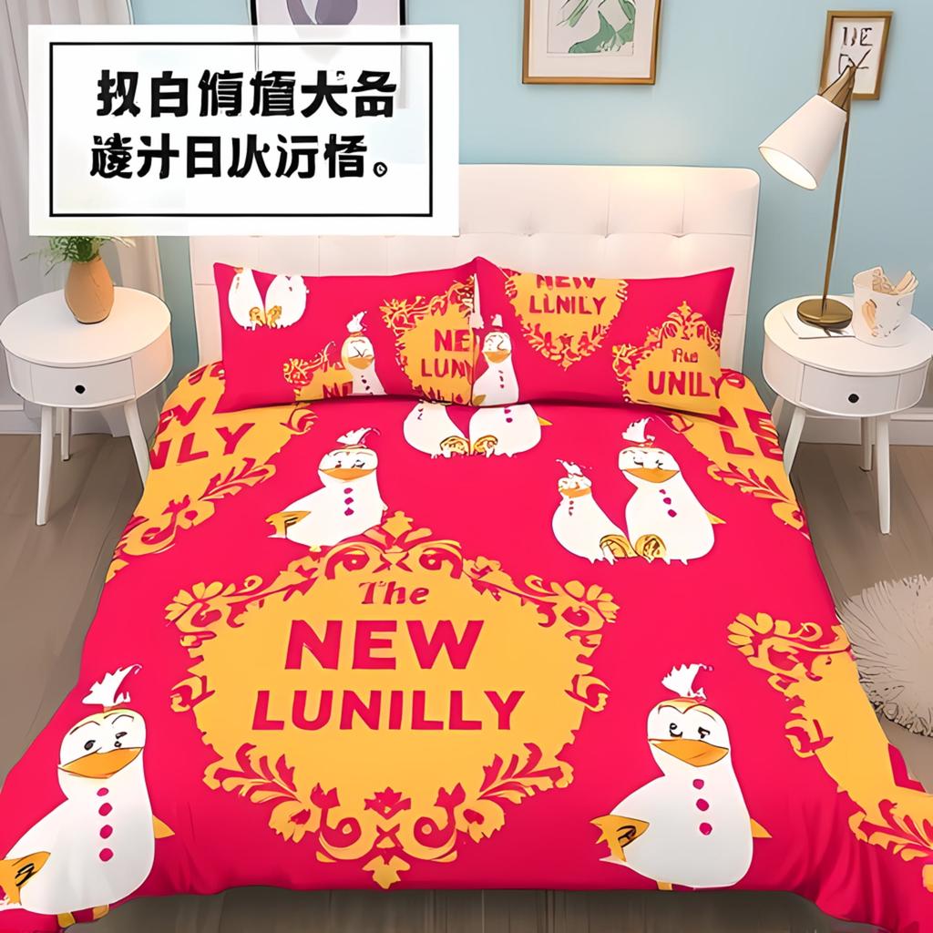 Comforter Cartoon Chicken For Kids Boys Girlslovely Rooster Bedding Setrustic Country Flower Leaves Comforter Warm