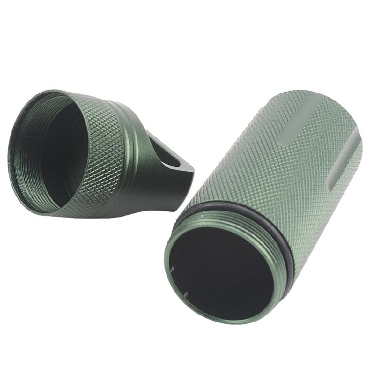 Aluminum Alloy Pills Box Waterproofs Medicine Box Case Keychains Holder Container Bottles Small Travel Medicine Bottle