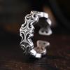 Yintai Fei Mode Retro Thailändischer Silber Offener Ring für Jungen und Mädchen - Trendy, Vielseitig, Personalisierter Antik-Stil.
