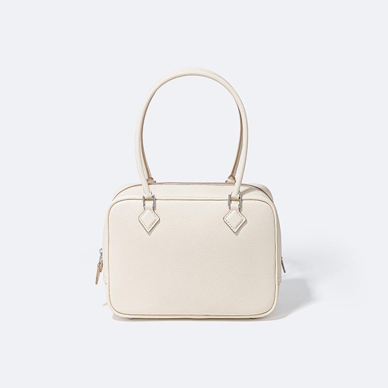 

Medieval vintage bag, high-end retro portable pillow bag, fashionable commuter leather women s bag белый