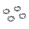 Stainless Steel Heart-shaped Function Spring Buckle Luggage Clasp Keychain Pendant Snap Button DIY Jewelry Accessory Wholesale