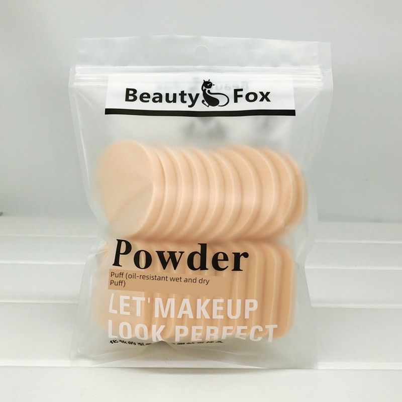

Makeup Tools Powder Puff Sponge Cosmetic Egg Square Wet and Dry Triangle Makeup Cotton Liquid Foundation Repair Dedicated 20 pieces of skin color (square + round)